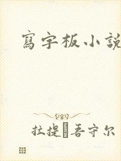 写字板小说