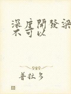 深度开发梁医生不可以