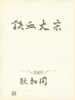 铁血大宋封面