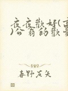 夜夜欢好(高h)公翁的欢爱