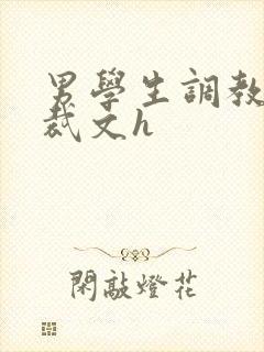 男学生调教男总裁文h