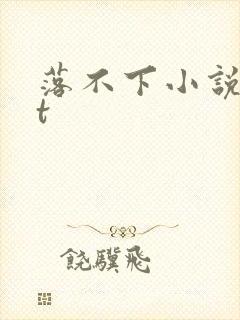 落不下小说txt封面