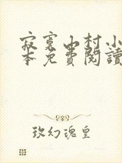 寂寞山村小说全本免费阅读