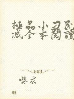 极品小刁民无删减全本阅读