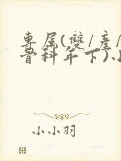 专属(双/产/骨科年下)小说封面