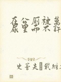 在公厕被万人c尿里面不许漏