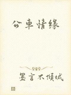公车情缘