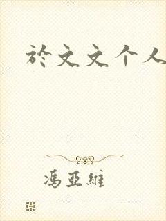 于文文个人简历