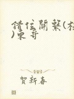 错位关系(校园)东哥封面