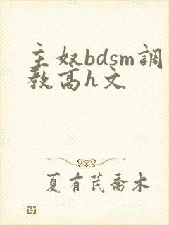 主奴bdsm调教高h文