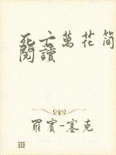 死亡万花简小说阅读