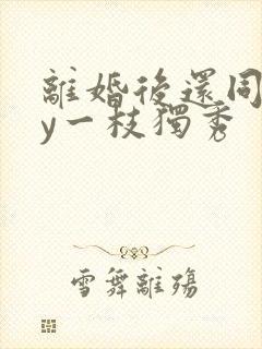 离婚后还同居by一枝独秀