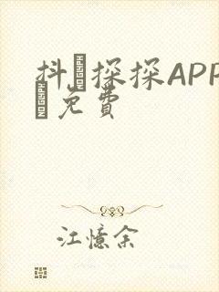 抖抈探探APP汅免费封面