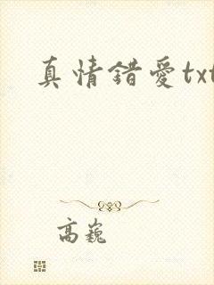 真情错爱txt