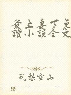 爸上妻下免费阅读小说全文封面