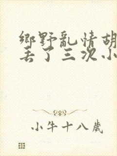 乡野乱情胡秀英丢了三次小说