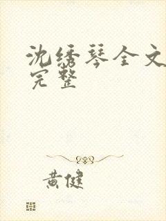 沈绣琴全文阅读完整