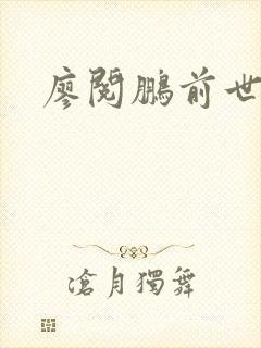 廖阅鹏前世今生封面