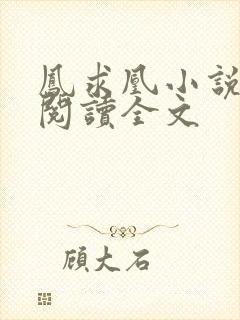 凤求凰小说免费阅读全文