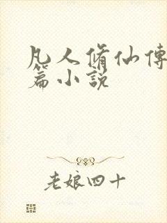 凡人修仙传人界篇小说