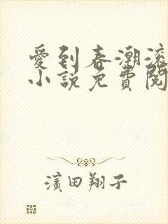 爱到春潮滚滚来小说免费阅读