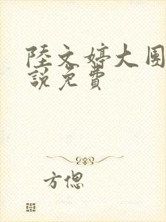 陆文婷大团圆小说免费