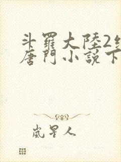 斗罗大陆2绝世唐门小说下载封面