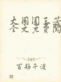 大团圆王芳高敏全文免费阅读