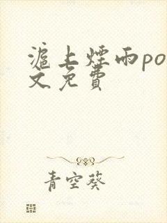 沪上烟雨po全文免费封面