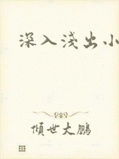 深入浅出小说封面