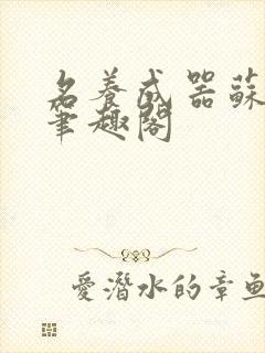 名养成器苏沫沫笔趣阁