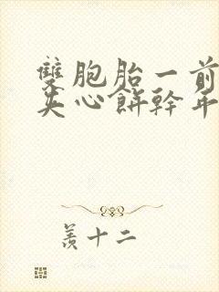 双胞胎一前一后夹心饼干年下