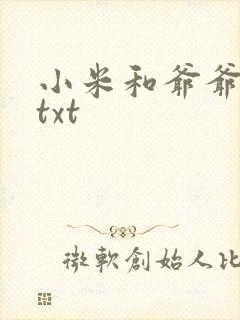 小米和爷爷全篇txt