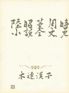 陆昭菱周时阅的小说全文免费阅读
