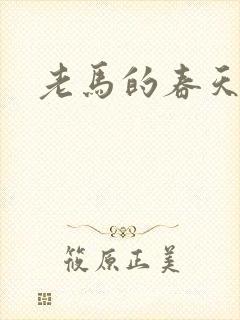 老马的春天敏静