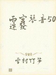 雨宫琴音500连发