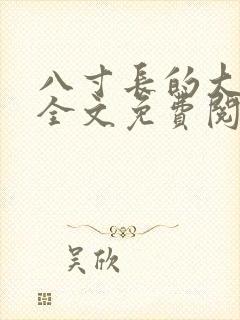 八寸长的大宝贝全文免费阅读