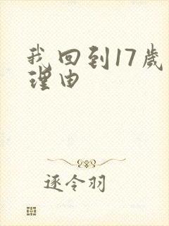 我回到17岁的理由封面