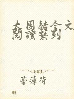 太团结全文免费阅读系列封面