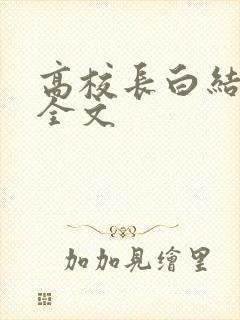 高校长白结小说全文