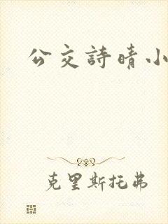 公交诗晴小说