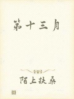 第十三月封面