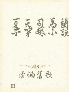 夏天司马兰九皇子穿越小说笔趣阁