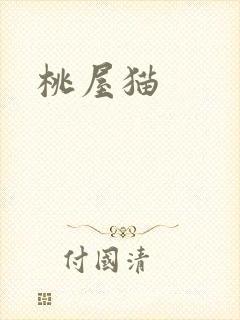 桃屋猫封面