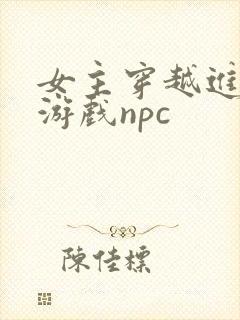 女主穿越进18游戏npc