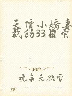 天价小娇妻,总裁的33日索情全文免费