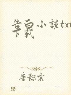 告白小说txt下载