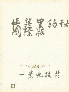 帐篷里的秘密无删除版封面