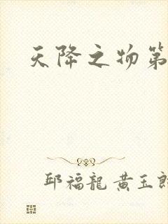 天降之物第一季