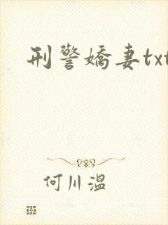 刑警娇妻txt